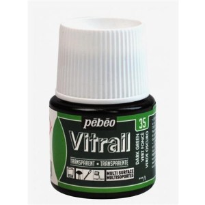 Vitrail A Solvente  45Ml Verde Scuro