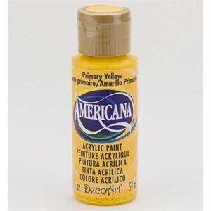 Americana Decoart Da201 Primary Yellow Ml. DA201