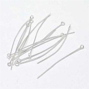 Argento 925 Minuteria Chiodini 40Mmx07Xx 10Pz STER F018 02D