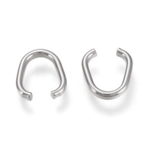 Bigiotteria Connettore Collegamento Acciaio Inox 12x10x2mm Stas K208 01p B.jpg