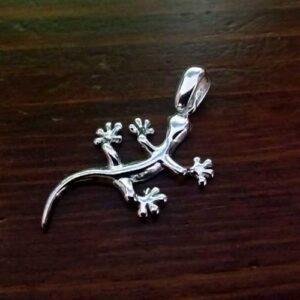 Bigiotteria Argento 925 Charm Geko