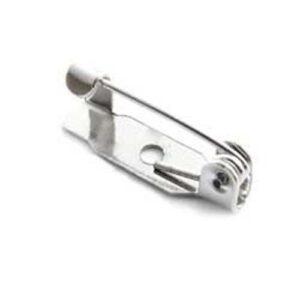 Bigiotteria Base Spilla 15Mm Argento 20Pz IFIN S276