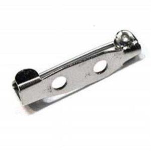 Bigiotteria Base Spilla 20Mm Argento 15Pz IFIN S525 20mm