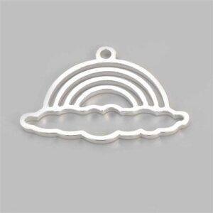 Bigiotteria Pendenti Cavi Arcobaleno 26X39 PALLOY R099 33S FF