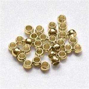 Bigiotteria Schiaccini Dorata 2Mm 300Pz E002 G