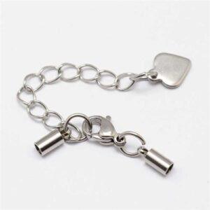 Bigiotteria Terminali Completi Acciaio Inox 304 2Mm Arg. STAS I067 2mm