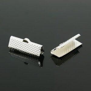 BigiotteriaTerminale Morsetto Argento 20X6 20Pz IFIN S008 S