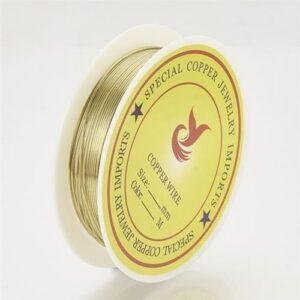 Cavo Metallo Rame 3Mt 08Mm Color Oro CWIR S002 0 8mm