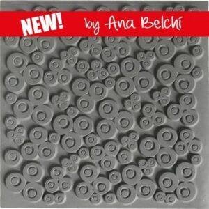 Cernit Texture 9X9cm Contemporary Clovers