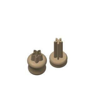 Cutter Espulsione Resina Fiore 1 10Cm CUOF110