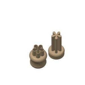 Cutter Espulsione Resina Fiore 3 125Cm CUOF312