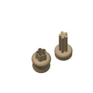 Cutter Espulsione Resina Fiore 5 10Cm CUOF510