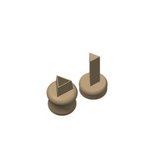 Cutter Espulsione Resina Triangolo 10Cm TRI10