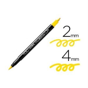 Lyra Aqua Brush Duo Pennarello A Due PunteGiallo Limone L6520007