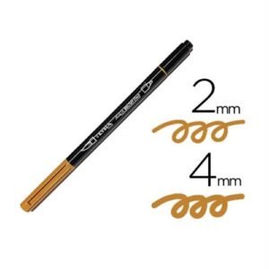 Lyra Aqua Brush Duo Pennarello A Due PunteOcra Bruna L6520082