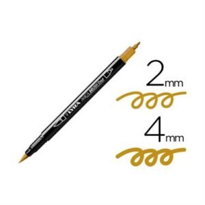 Lyra Aqua Brush Duo Pennarello A Due PunteOcra D Oro L6520083