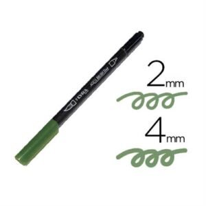 Lyra Aqua Brush Duo Pennarello A Due PunteVerde Oliva L6520073