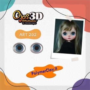 Occhi Ojos 3D Autoadesivi Mediano 202 ME