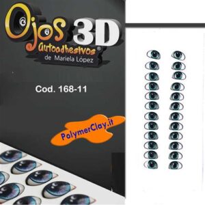 Occhi Ojos 3D Autoadesivi Mini 168 11 MI 168
