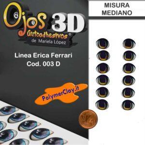 Occhi Ojos Mariela Lopez 3D Mediano