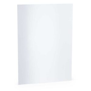 Paperado Papier Cartoncino A4 250Gr 5Pz Metallico Bianco