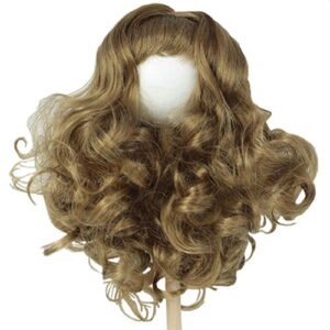 Parrucca Bambole Riccia Castana 20 22Cm PARRSM916