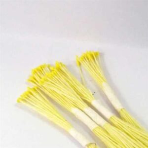 Pistilli Mini 200 Teste Circa Testa Tonda Giallo Pastello 