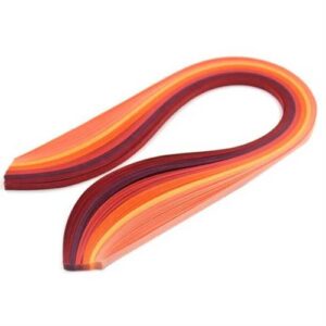 Quilling Strisce Di Carta 39X3mm 20Pz X 6 Colori Sfum. Rosso DIY J001 3mm A01