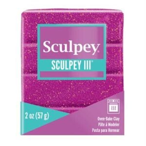 Sculpey Iii 57Gr Violet Glitter S302