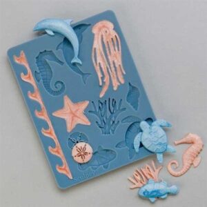 Sculpey Silicone Oven Safe Mold Sea Life APM61