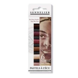 Sennelier Pastelli Soft Ecu Set 6 1 2 Pastelli Ritratto Scuro N132288