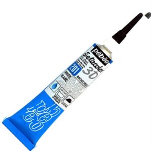 Setacolor 3D Effetto Brod Perle 20 Ml Bianco