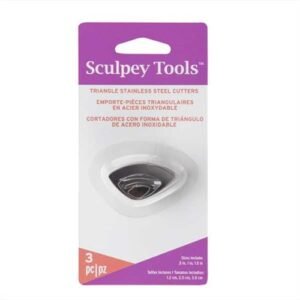 Stampo Metallo Sculpey Irregular Triangle Cutter Set 3 Pc AMM1019