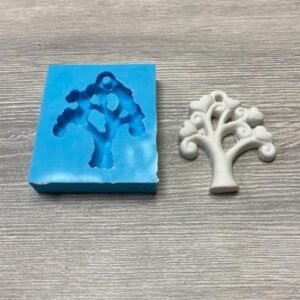Stampo Silicone Artigianale Albero Cuori