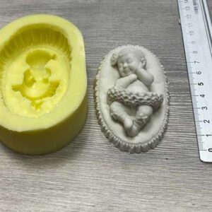 Stampo Silicone Artigianale Bambina Gonnellina