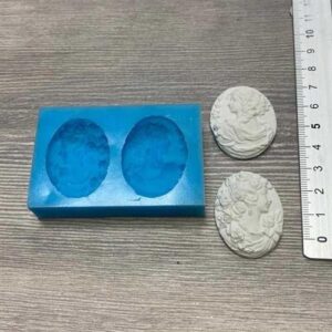 Stampo Silicone Artigianale Cameo Doppio 