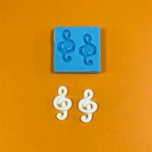 Stampo Silicone Artigianale Chiave Violino 