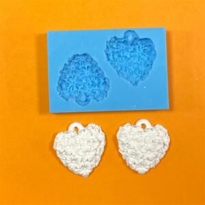 Stampo Silicone Artigianale Cuore Pendente