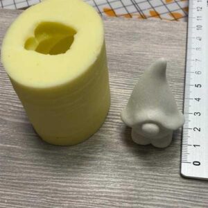 Stampo Silicone Artigianale Gnomo 3D H. 45 Cm