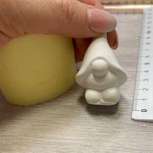 Stampo Silicone Artigianale Gnomo 3D Seduto H. 45Cm