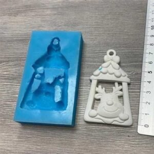 Stampo Silicone Artigianale Lanterna Renna