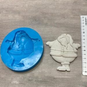 Stampo Silicone Artigianale Pendente Babbo Natale
