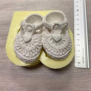 Stampo Silicone Artigianale Scarpette Neonato Grandi