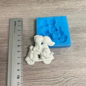 Stampo Silicone Artigianale Sposini In Moto
