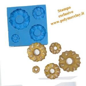 Stampo Silicone Biscotti 4 Misure Bucaneve