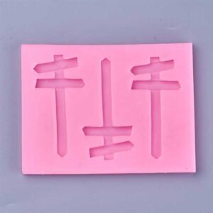 Stampo Silicone Cartelli 115Mm X85mmx7mm DIY L019 044A
