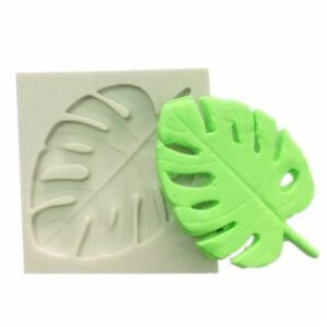 Stampo Silicone Foglia Tropicale 75 Mmx55 Mm DIY I012