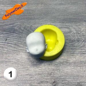 Stampo Silicone Volto 1 33X25mm VS1