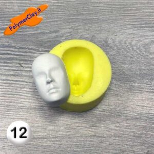 Stampo Silicone Volto 12 35X22mm VS12