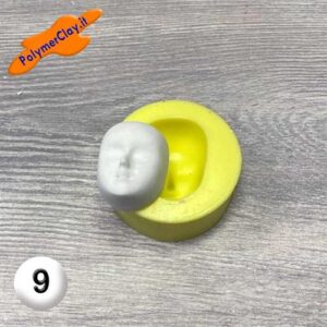 Stampo Silicone Volto 9 30X23mm VS9